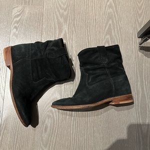 Isabel Marant Black Suede Boots